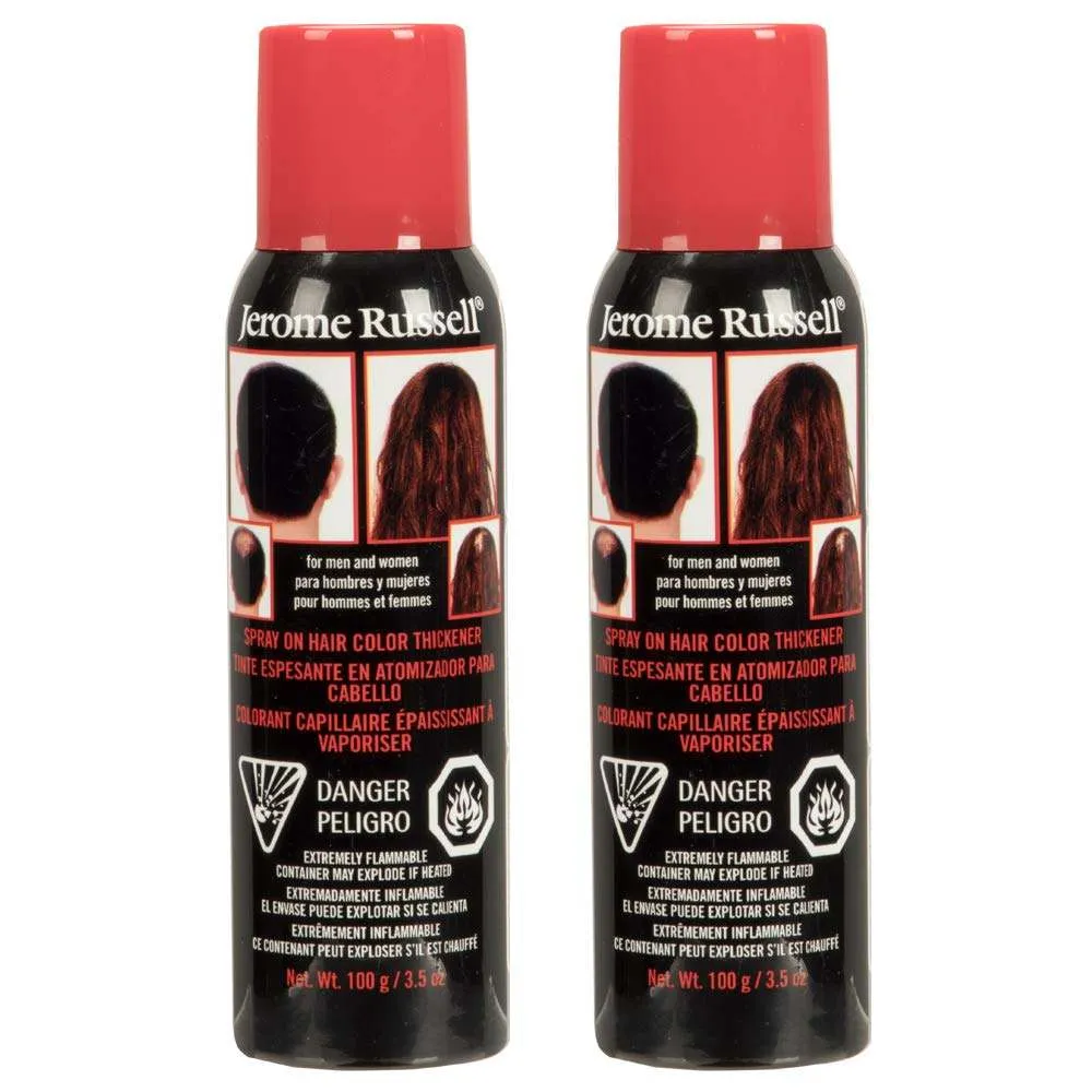 Silver Gray Spray-On Hair Thickener