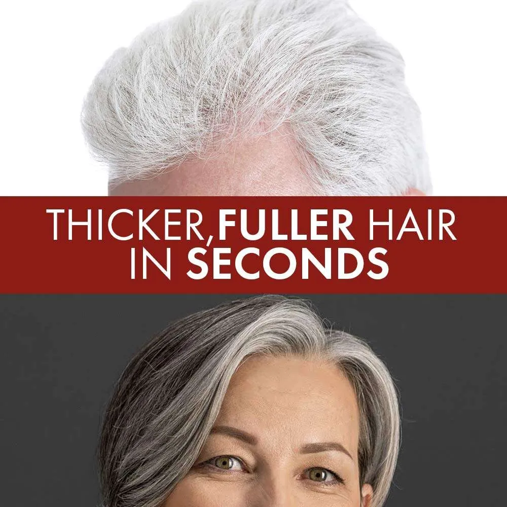 Silver Gray Spray-On Hair Thickener