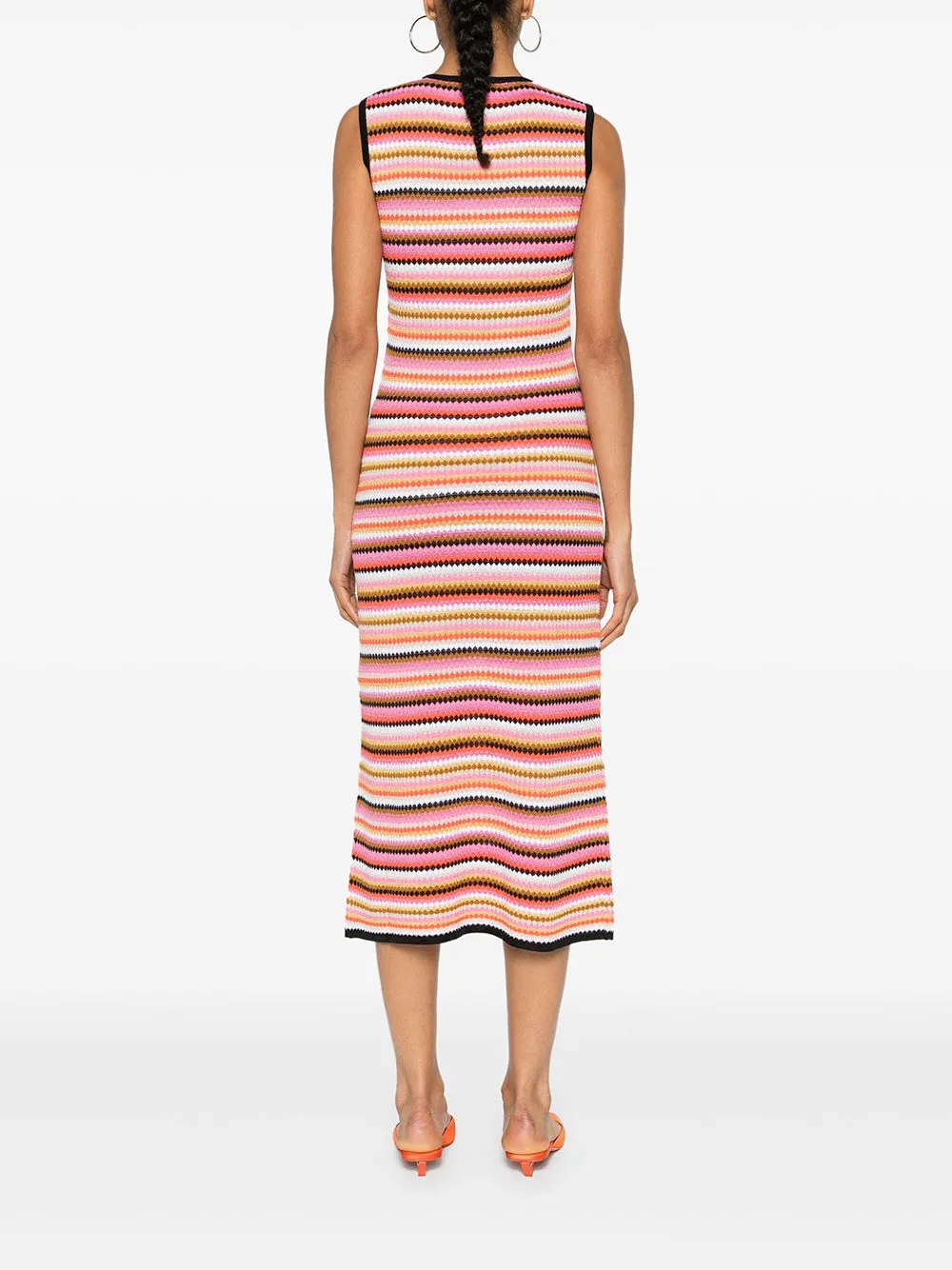 Sleeveless Knit Midi Dress