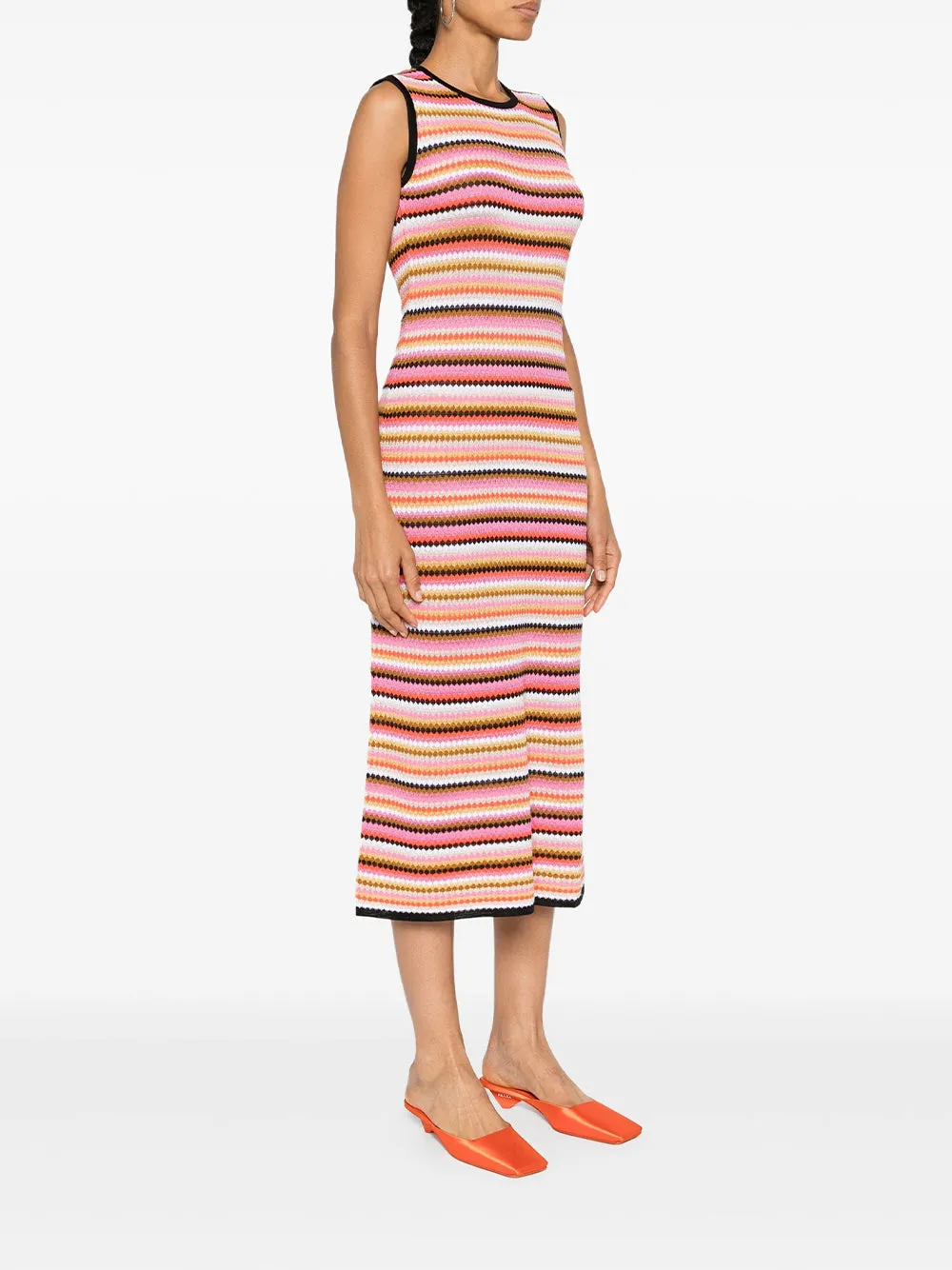 Sleeveless Knit Midi Dress