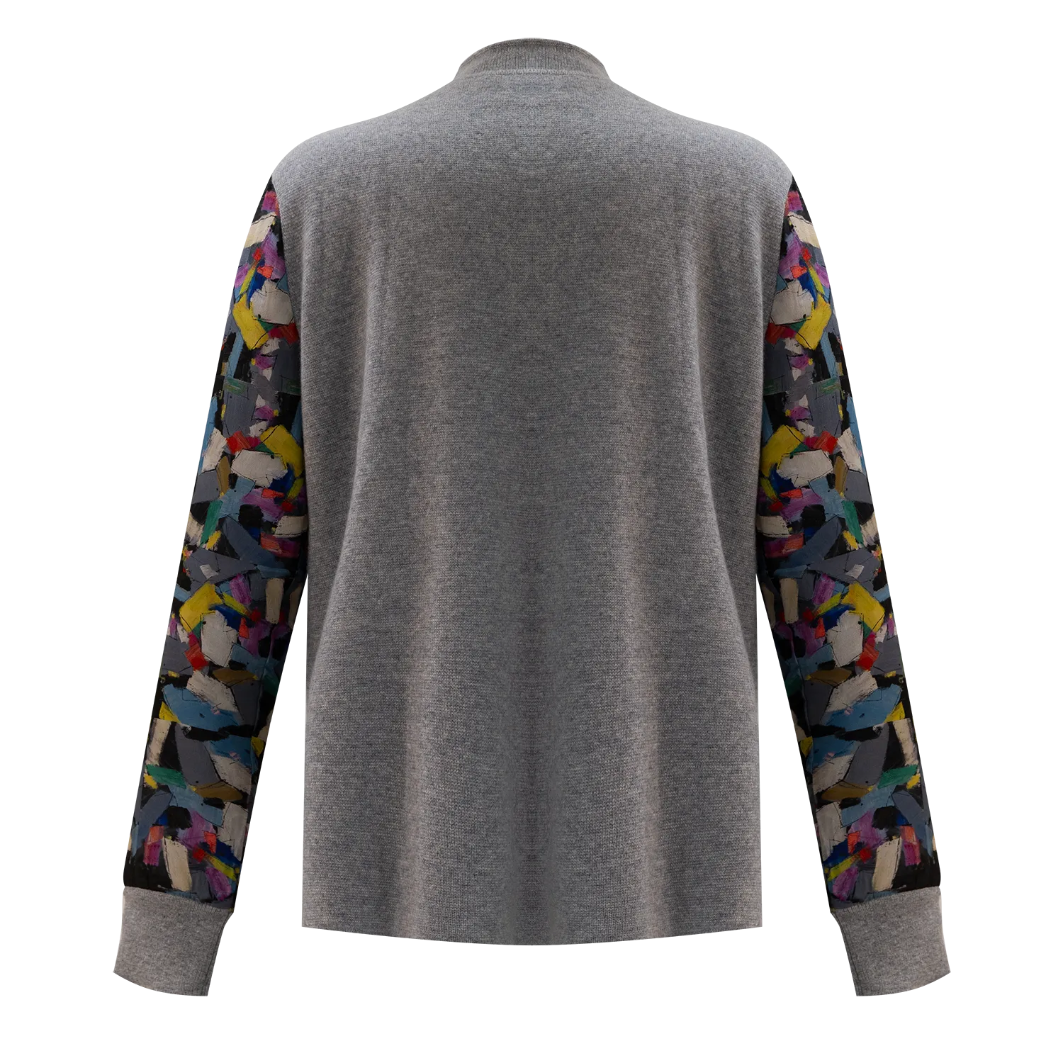 SPARKLE BY KAREN CHAN x HKMoA【PATCHWORK】100% Cashmere Tang Jacket / Kung Fu Jacket (百衲衣)(吳冠中)