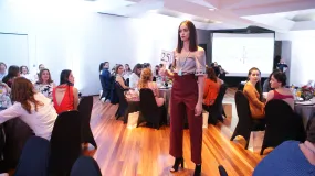 Straight high waist pants