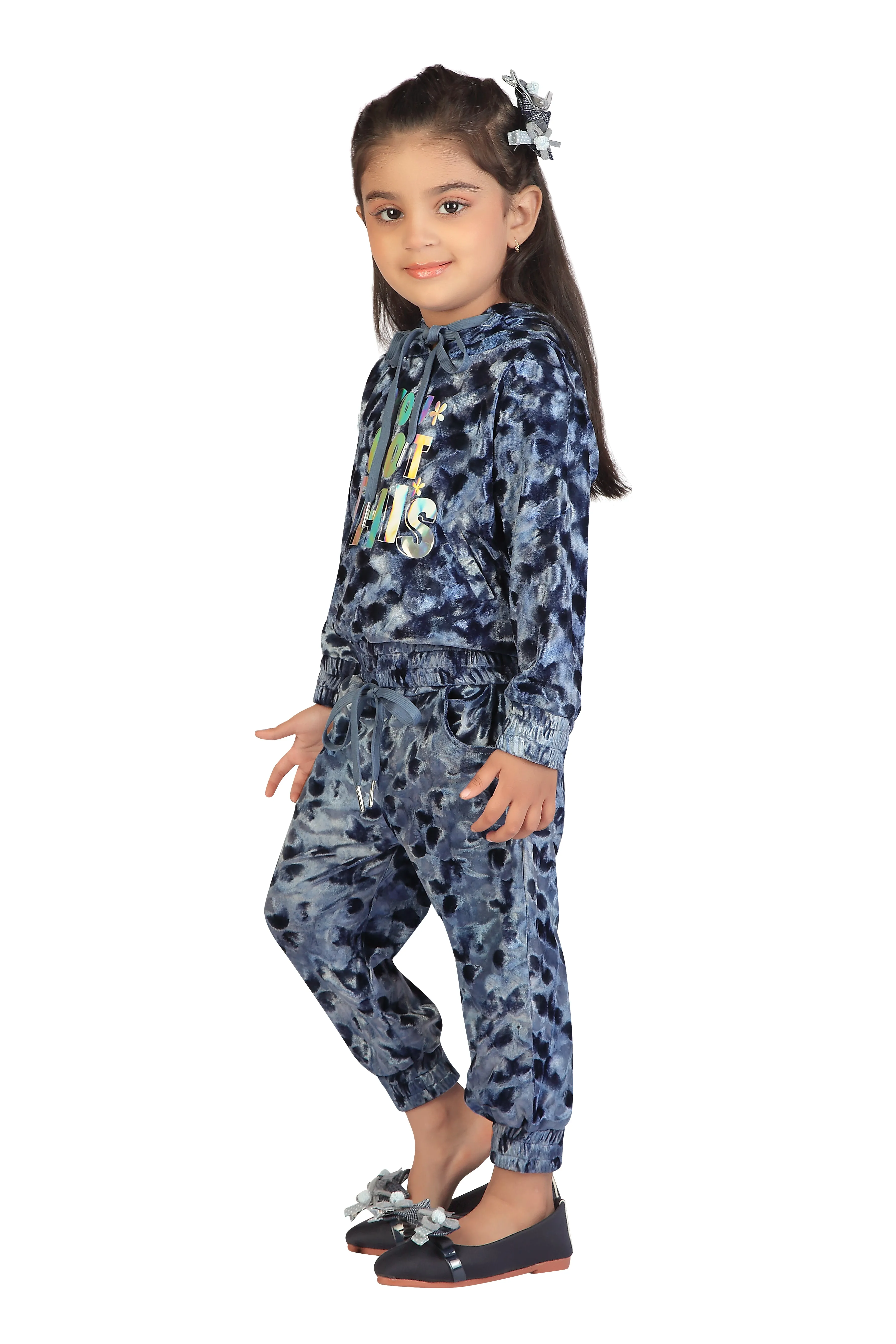 Tressel Kids Printed Hoodie & Joggers Set