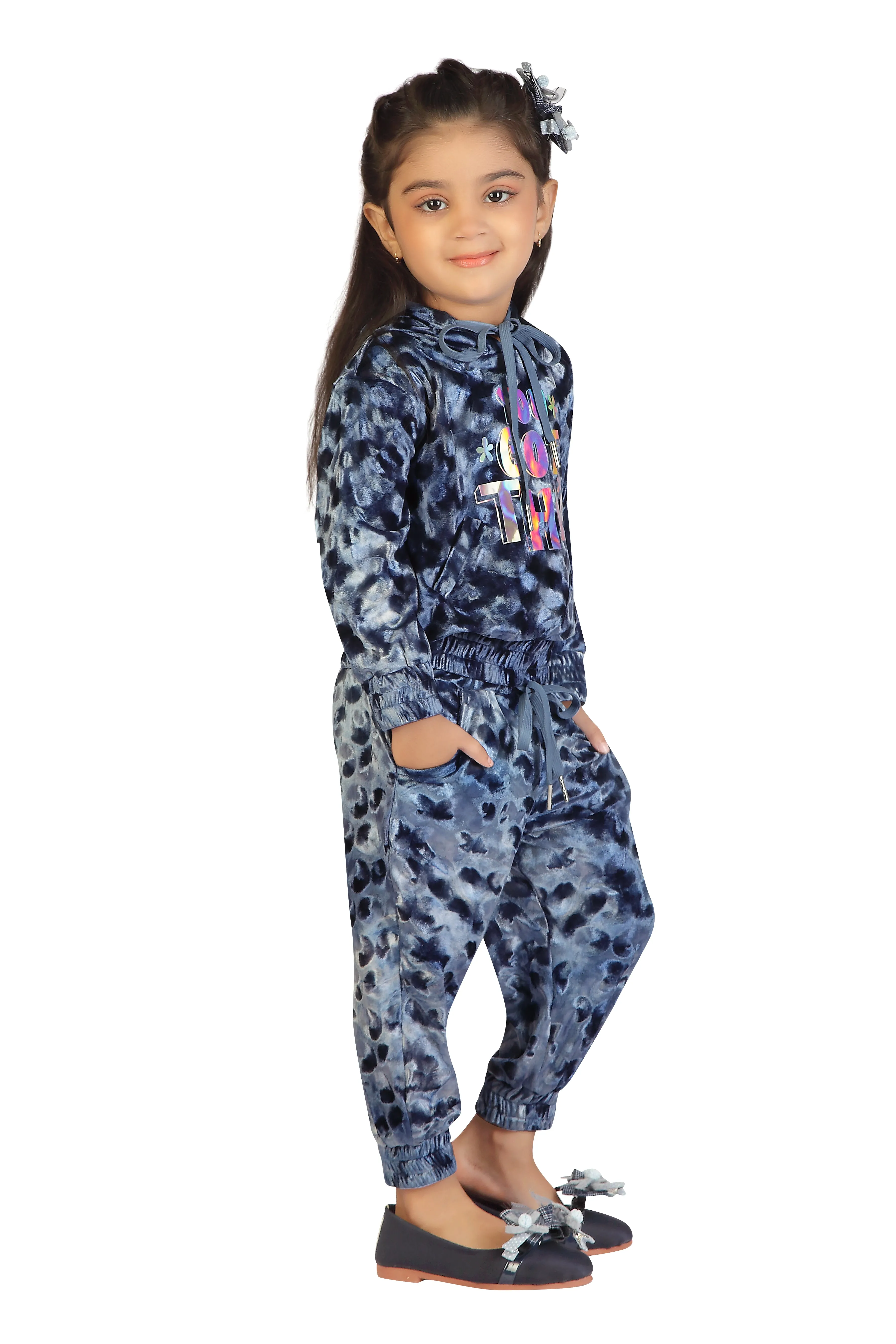 Tressel Kids Printed Hoodie & Joggers Set
