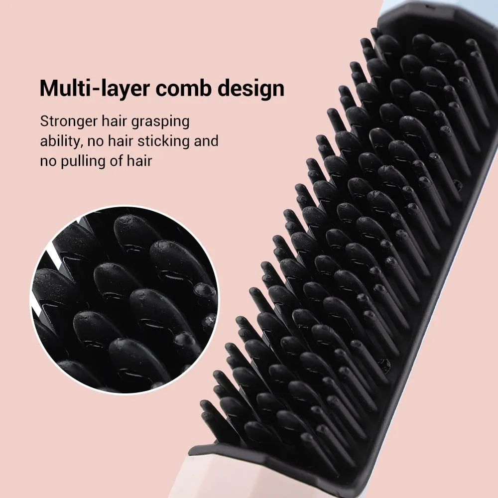 USB  Brush Straightening Hair Curling /Dryer  Styling Tool