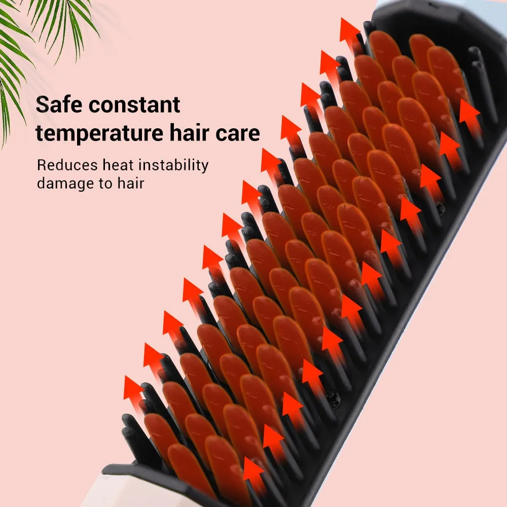 USB  Brush Straightening Hair Curling /Dryer  Styling Tool
