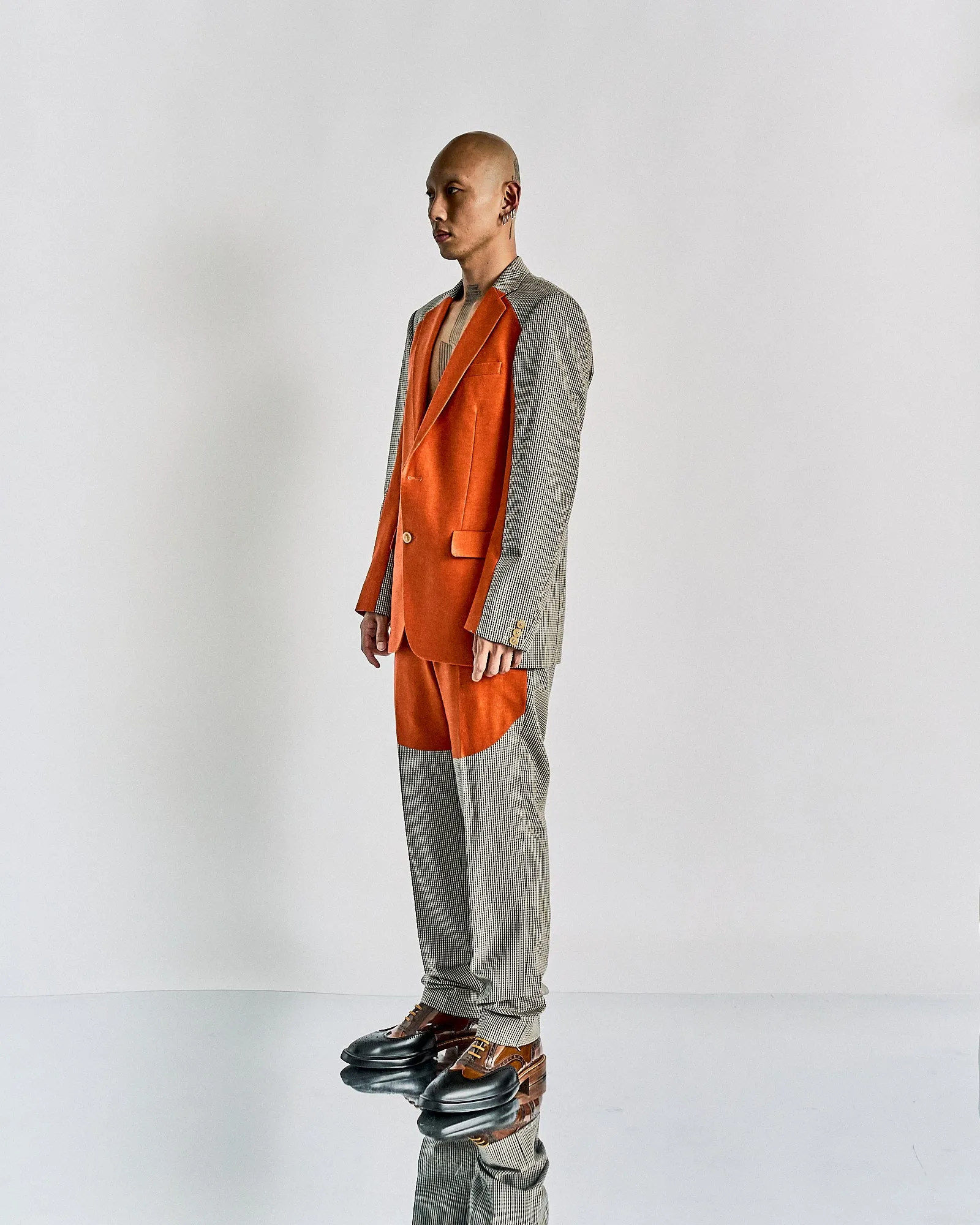 Walter Van Beirendonck FW 2012 Look 6 Circle motif two-piece suit