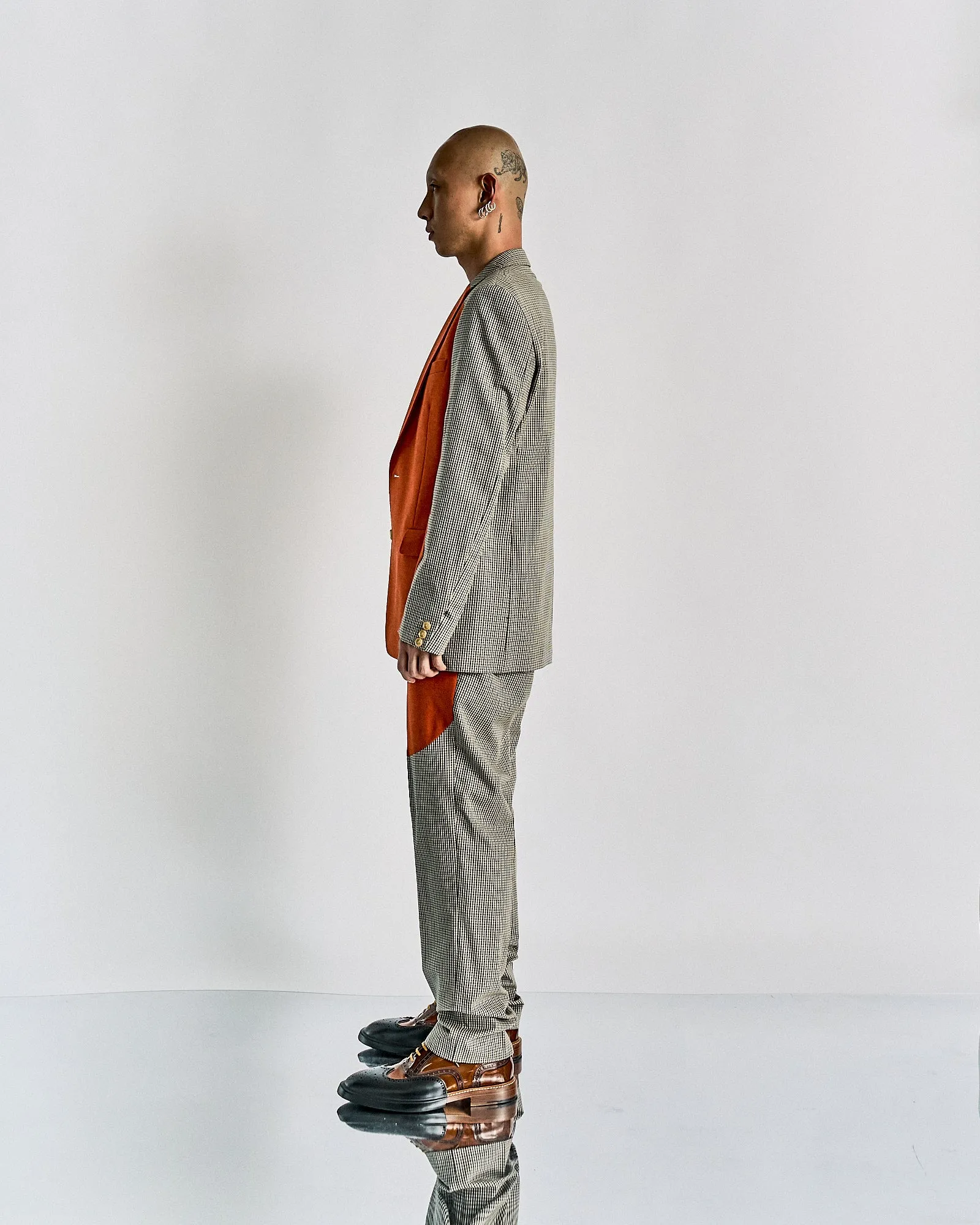 Walter Van Beirendonck FW 2012 Look 6 Circle motif two-piece suit