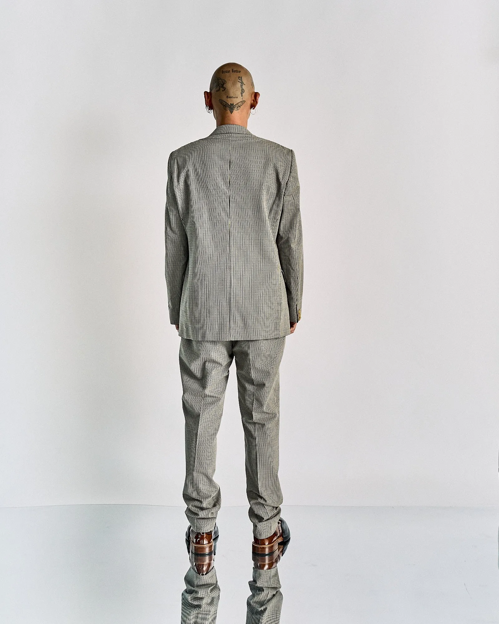 Walter Van Beirendonck FW 2012 Look 6 Circle motif two-piece suit