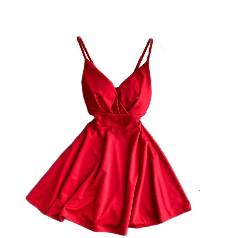 Women Spaghetti Strap Party Dress