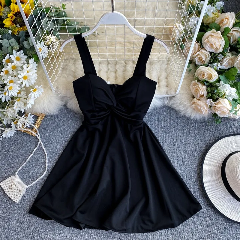 Women Spaghetti Strap Party Dress